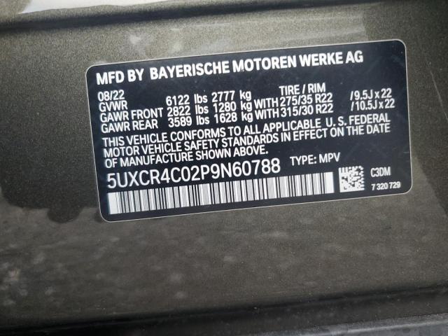 VIN 5UXCR4C02P9N60788 2023 BMW X5, Sdrive 40I no.14