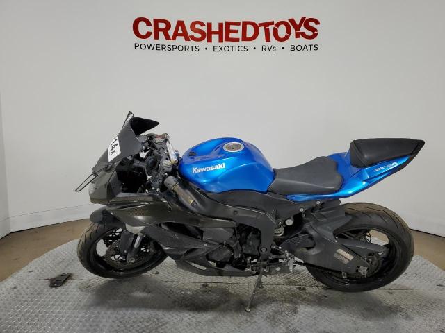 KAWASAKI ZX600 R 2009 blue  gas JKAZX4R1X9A008033 photo #4