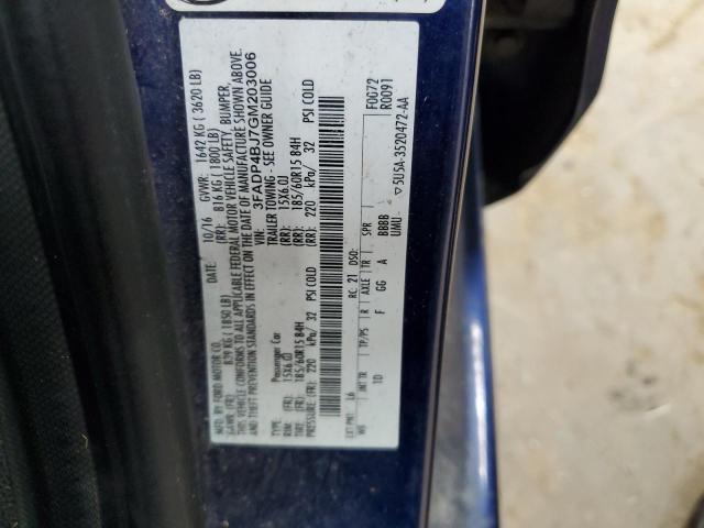 2016 FORD FIESTA SE - 3FADP4BJ7GM203006