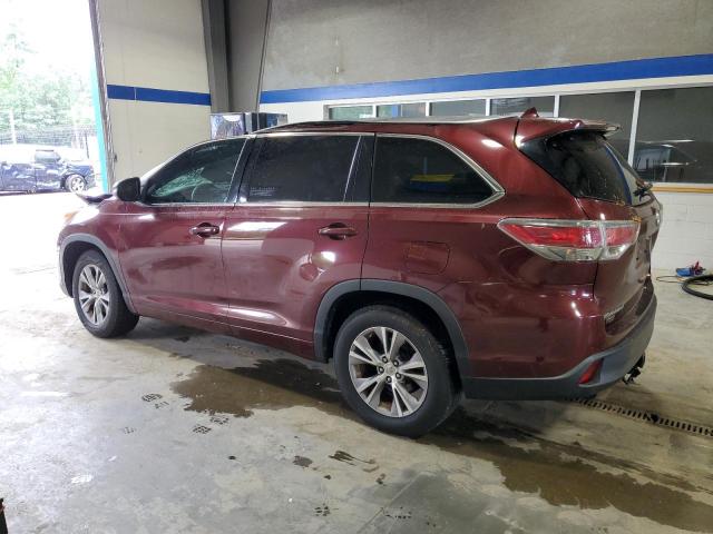 VIN 5TDKKRFH1ES023957 2014 Toyota Highlander, Xle no.2