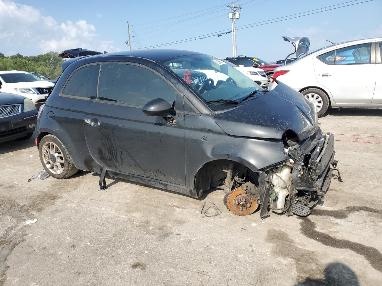 Lot #2766299409 2014 FIAT 500 POP