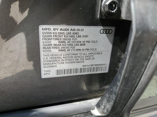 VIN WA1LCBF78RD002521 2024 Audi Q7, Premium Plus no.12