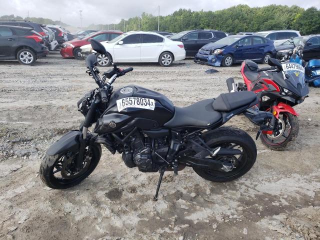 YAMAHA MT07 2022 black  gas JYARM32E9NA003708 photo #4