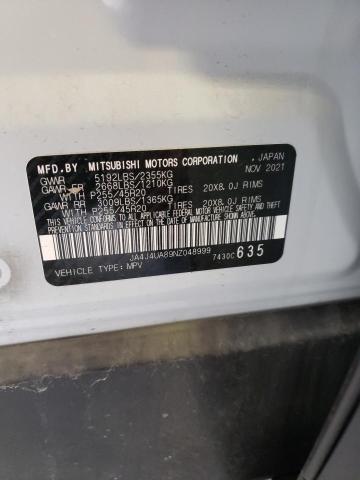 2022 MITSUBISHI OUTLANDER - JA4J4UA89NZ048999