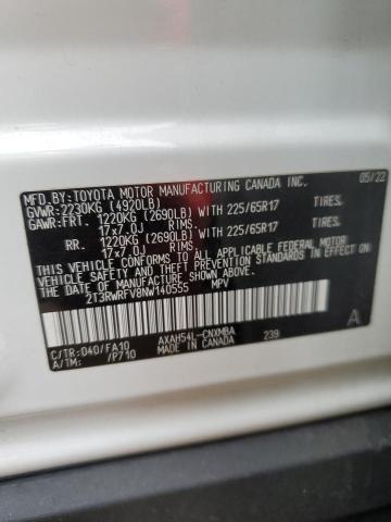 2022 TOYOTA RAV4 XLE - 2T3RWRFV8NW140555