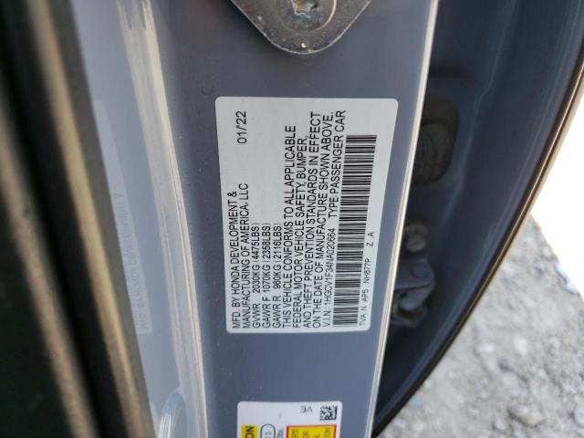 2022 HONDA ACCORD SPO - 1HGCV1F34NA020664