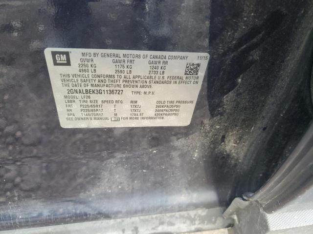 2016 CHEVROLET EQUINOX LS - 2GNALBEK3G1136727