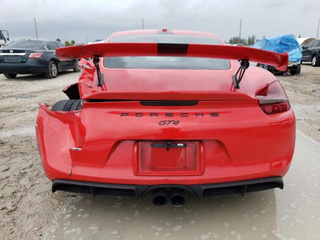 2016 PORSCHE CAYMAN GT4 WP0AC2A87GK191832