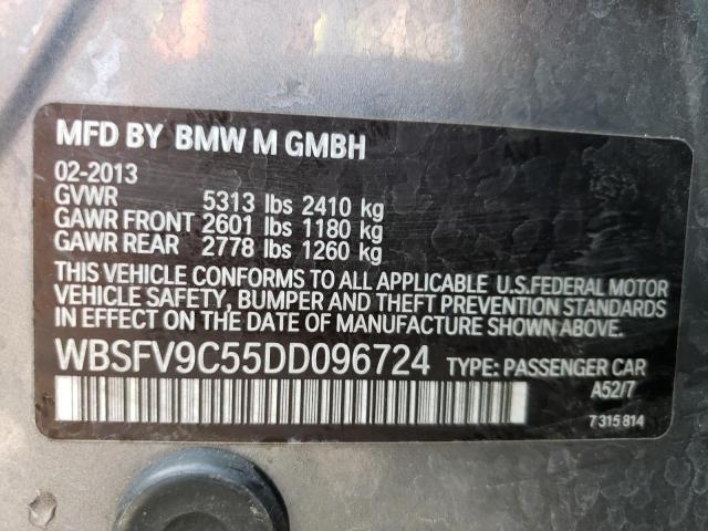 VIN WBSFV9C55DD096724 2013 BMW M5 no.12