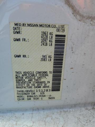 2020 NISSAN ALTIMA S - 1N4BL4BV0LC151283