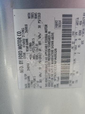 2010 Ford Ranger Super Cab VIN: 1FTKR1EE7APA05326 Lot: 60895584