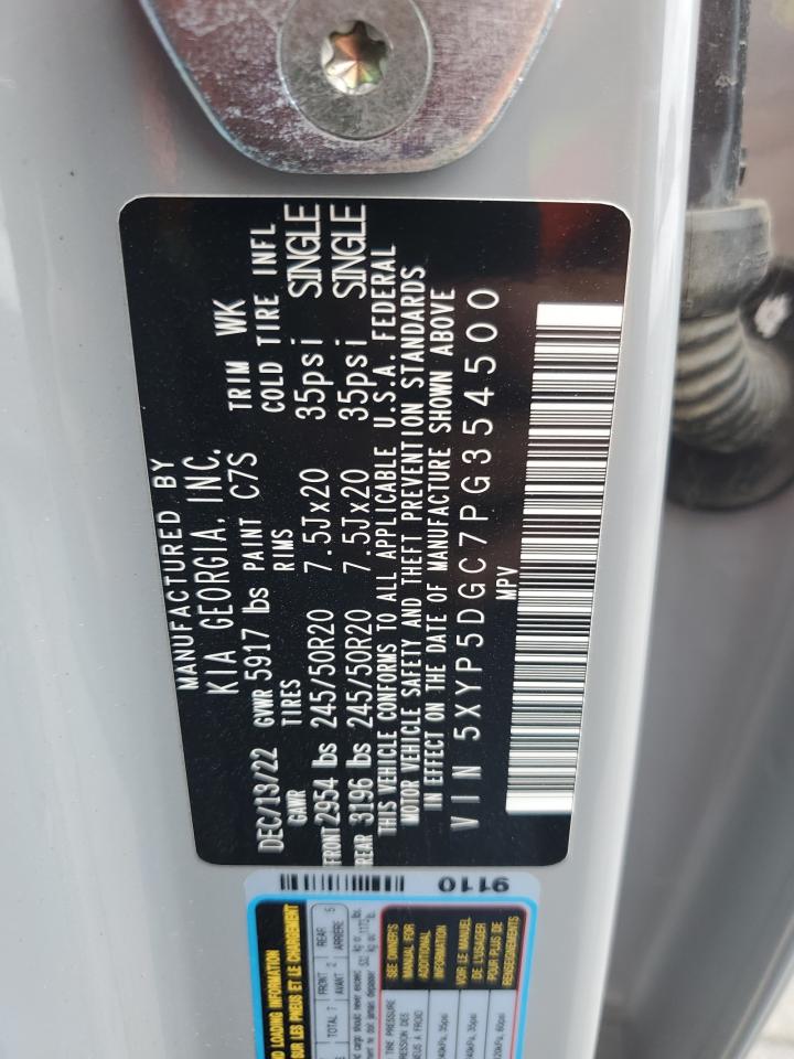 5XYP5DGC7PG354500 2023 Kia Telluride Sx