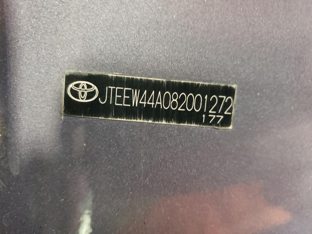 JTEEW44A082001272 2008 Toyota Highlander Hybrid Limited