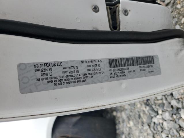 VIN 2C3CDXBG3GH246989 2016 Dodge Charger, SE no.12