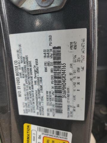 2016 FORD FUSION SE - 3FA6P0HD4GR244165