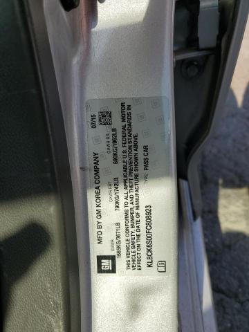 2015 CHEVROLET SPARK EV 1 KL8CK6S00FC808923