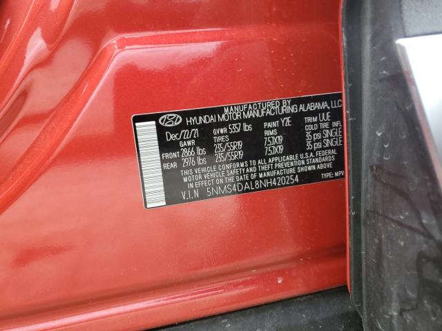 2022 HYUNDAI SANTA FE L - 5NMS4DAL8NH420254