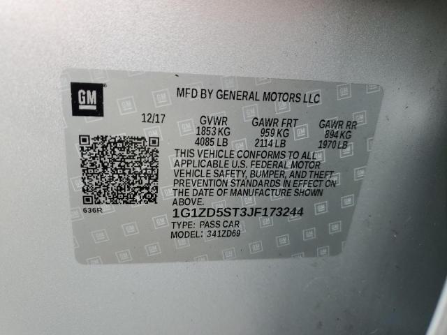 2018 CHEVROLET MALIBU LT - 1G1ZD5ST3JF173244