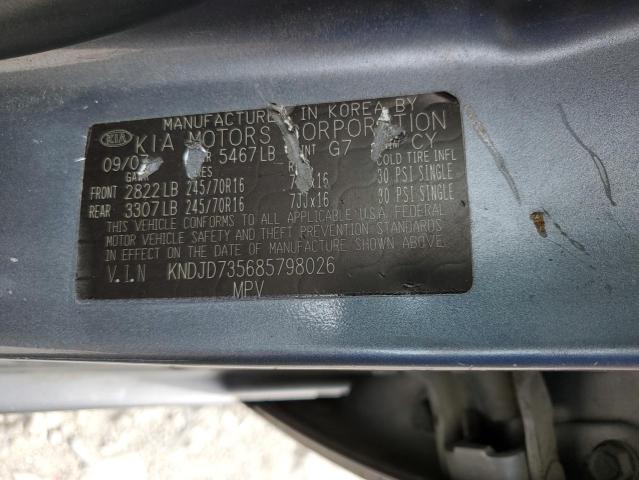 2008 Kia Sorento Ex VIN: KNDJD735685798026 Lot: 61271044