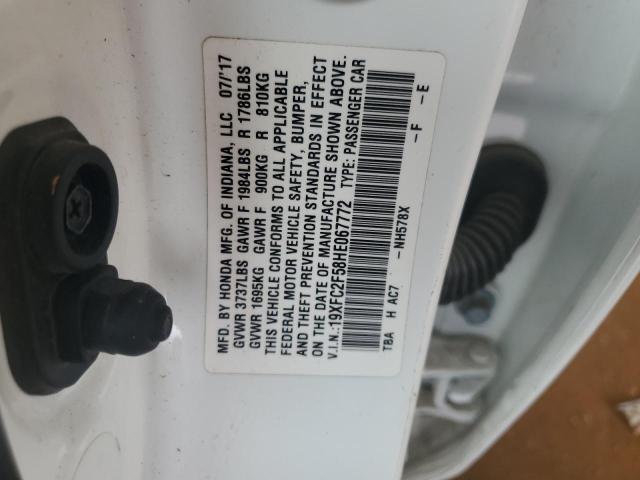 2017 HONDA 100 19XFC2F58HE067772