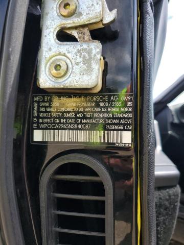 1992 Porsche 968 VIN: WP0CA2965NS840087 Lot: 61283954