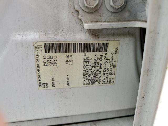 1N4AL2AP9CN476764 2012 Nissan Altima Base