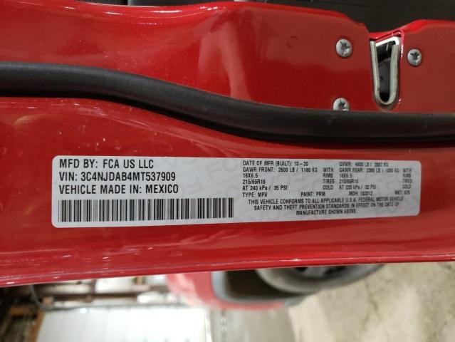 2021 JEEP COMPASS SP - 3C4NJDAB4MT537909