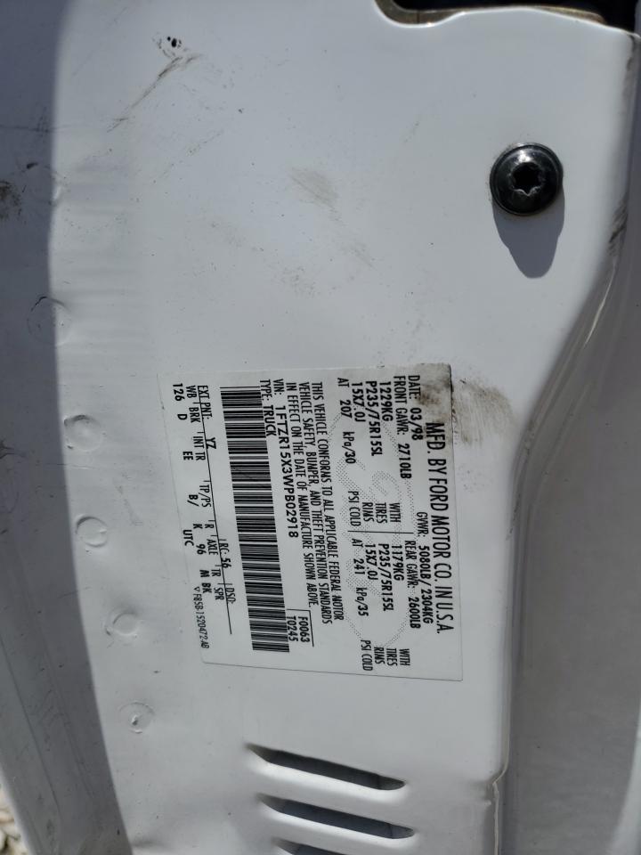 1FTZR15X3WPB02918 1998 Ford Ranger Super Cab