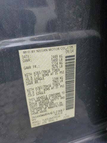 2015 NISSAN XTERRA X 5N1AN0NW8FN652987