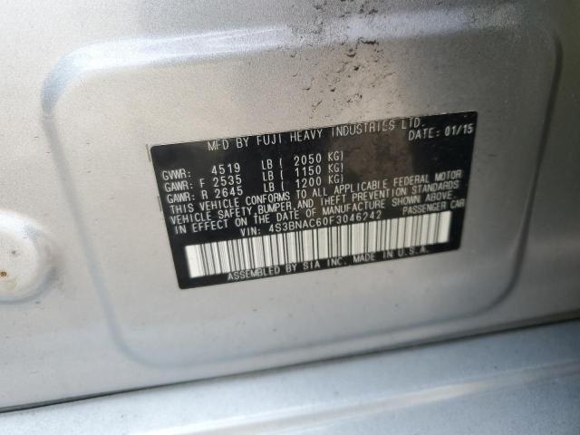 2015 SUBARU LEGACY 2.5 - 4S3BNAC60F3046242