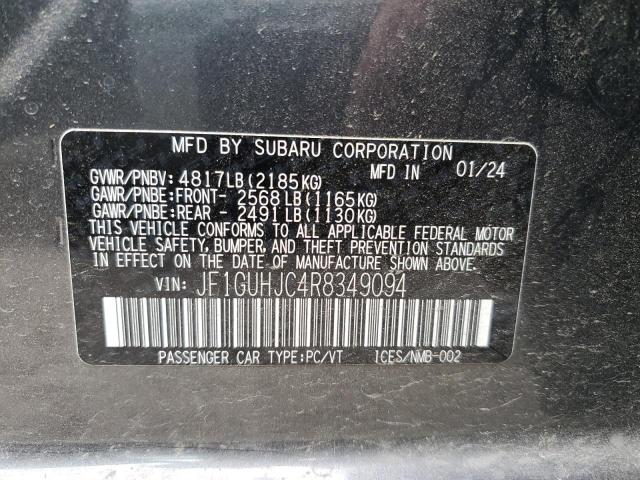 2024 SUBARU IMPREZA RS - JF1GUHJC4R8349094