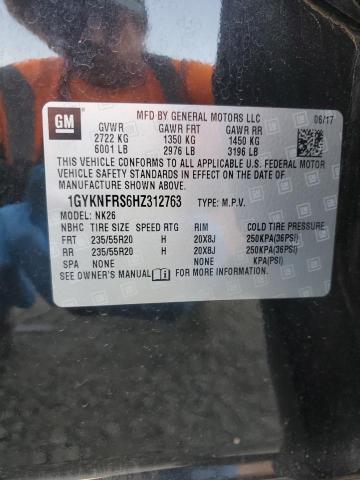 2017 CADILLAC XT5 PLATIN - 1GYKNFRS6HZ312763