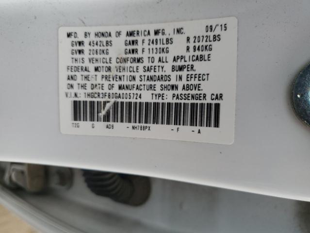 2016 HONDA ACCORD EXL - 1HGCR3F80GA005724