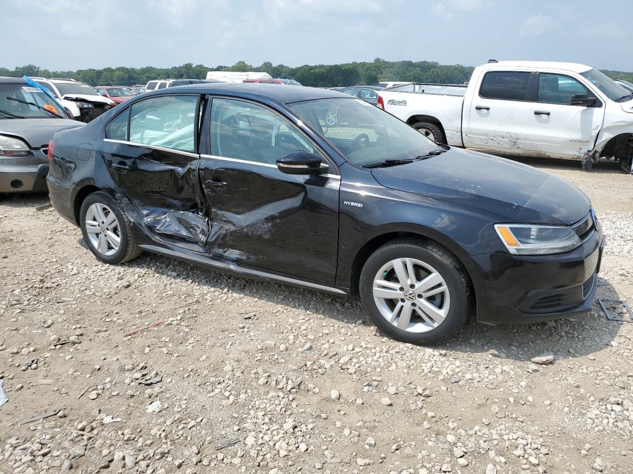 Lot #2751760137 2014 VOLKSWAGEN JETTA HYBR