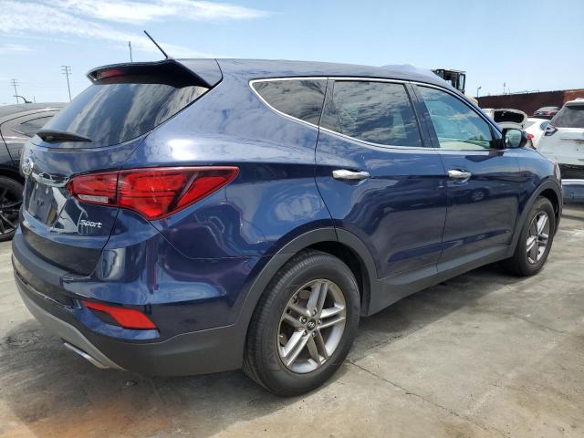 HYUNDAI SANTA FE S 2018 blue  gas 5XYZT3LB8JG572314 photo #4