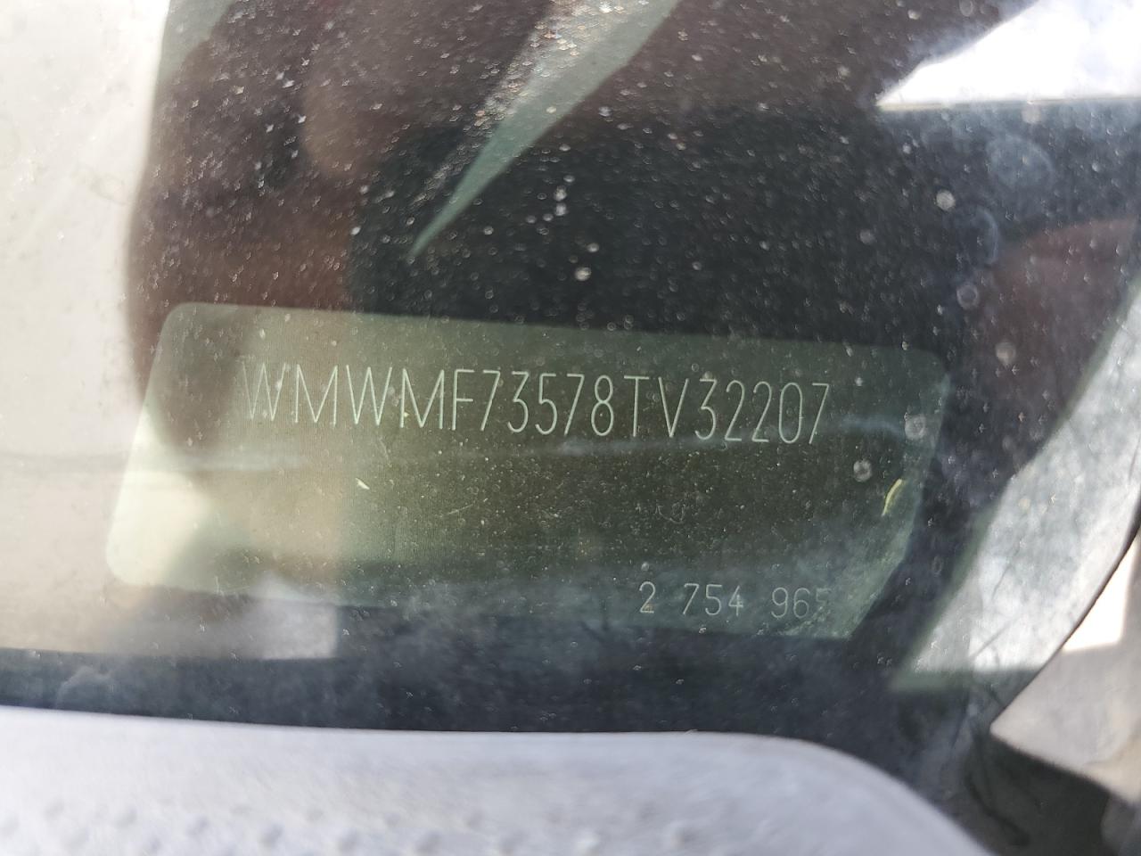 WMWMF73578TV32207 2008 Mini Cooper S