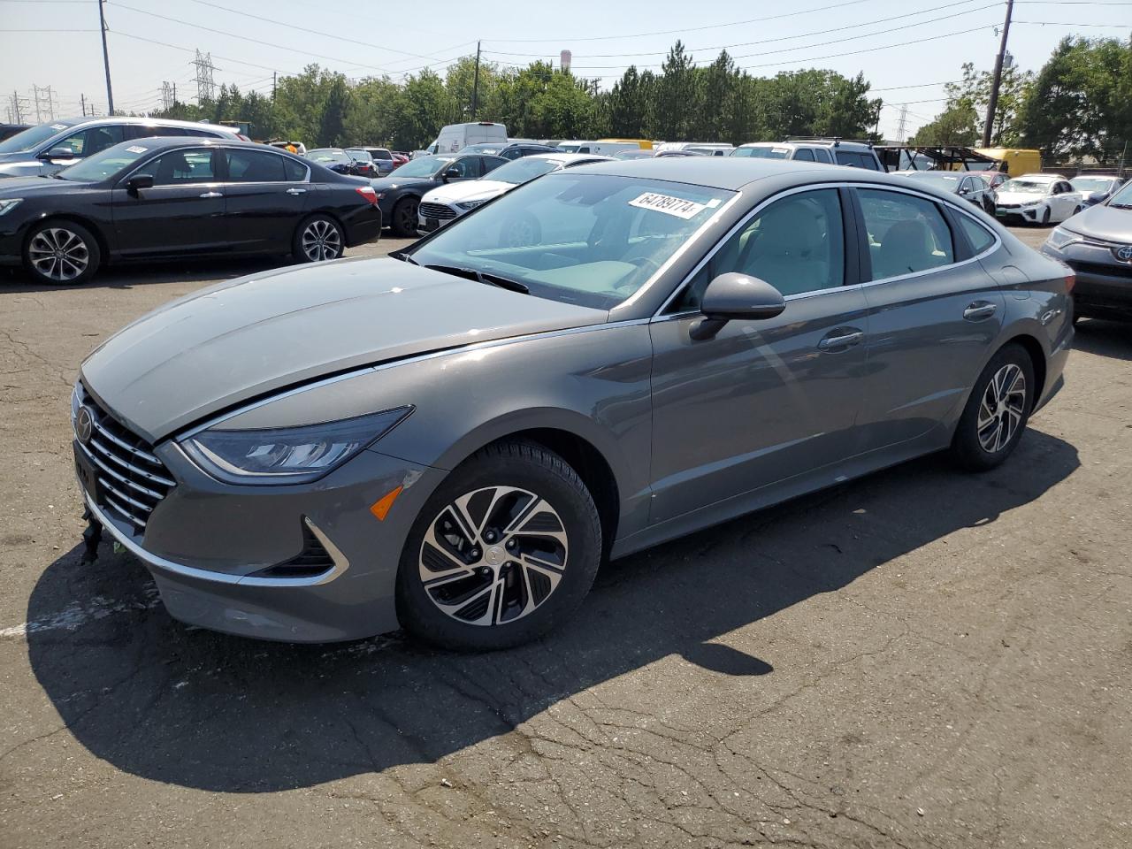 Lot #2855704195 2022 HYUNDAI SONATA HYB