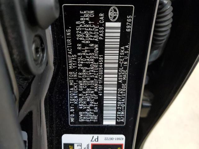 2016 TOYOTA CAMRY LE - 4T1BF1FK7GU544581