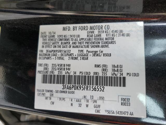 2015 FORD FUSION TIT - 3FA6P0K95FR156552