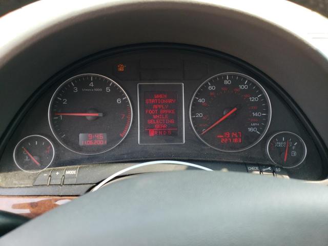 2002 Audi A4 3.0 Quattro VIN: WAULT68E82A173850 Lot: 57521014