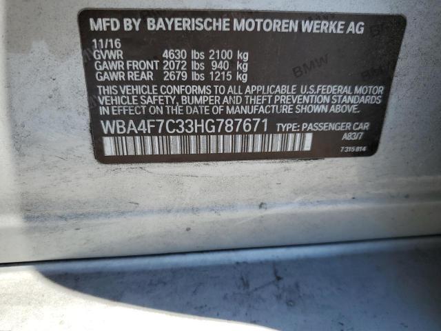 VIN WBA4F7C33HG787671 2017 BMW 4 Series, 430I Gran ... no.12