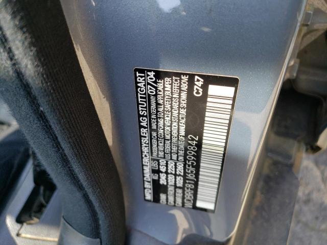 2005 Mercedes-Benz C 240 4Matic VIN: WDBRF81J65F599842 Lot: 62837884