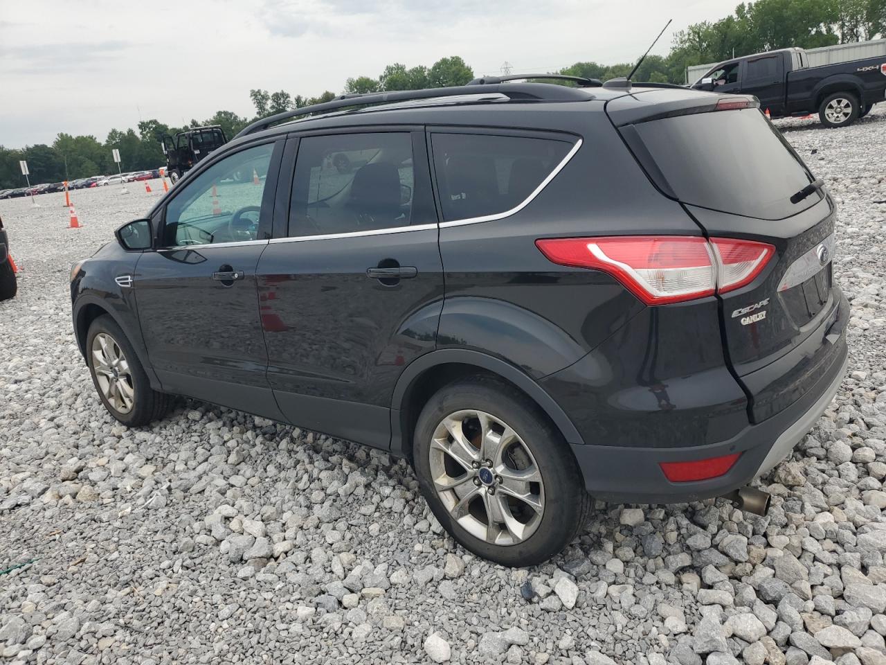 FORD ESCAPE SEL 2013 black  gas 1FMCU9HX3DUC21531 photo #3