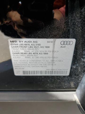 VIN WA1VABGE7KB009568 2019 Audi E-Tron, Prestige no.13