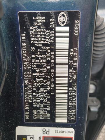 2016 TOYOTA CAMRY LE - 4T1BF1FK8GU158560