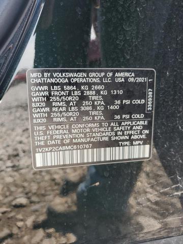 2021 VOLKSWAGEN ATLAS SE - 1V2KP2CA8MC610767