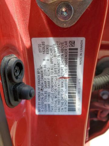 2020 HONDA CIVIC SPOR - 2HGFC2F86LH565199