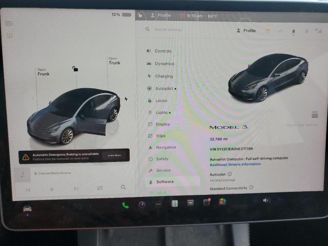 2022 Tesla Model 3 VIN: 5YJ3E1EA0NF371786 Lot: 62637184