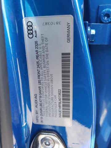 2020 Audi S3 Premium Plus VIN: WAUE1HFF8LA013622 Lot: 61426584