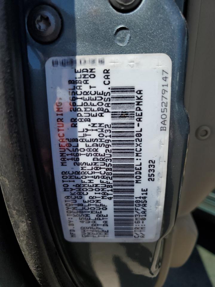 4T1BF28B53U299132 2003 Toyota Avalon Xl